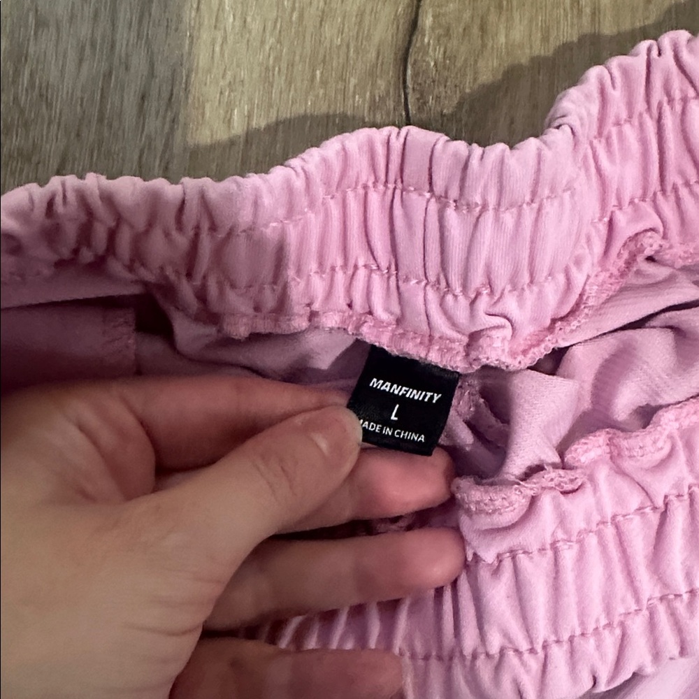 NFINITY Light Pink Ruffled Shorts - Picture 2 of 2